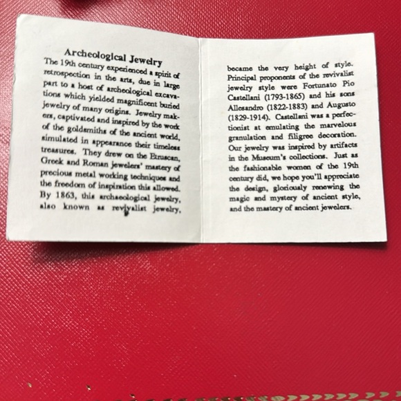 Museum of fine arts Boston archaeological jewelry bracelet - Picture 5 of 8